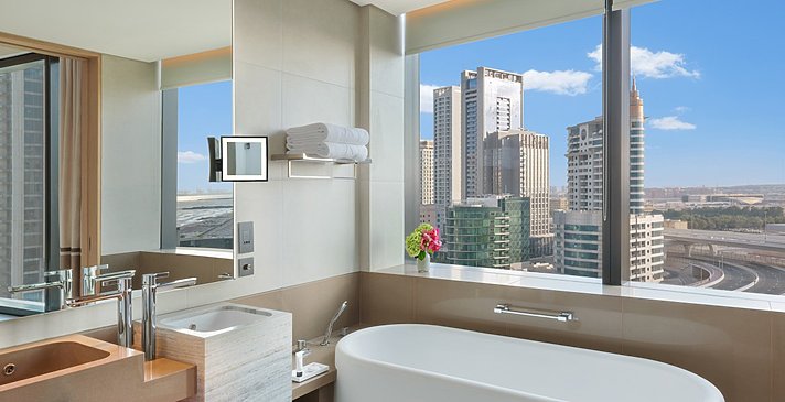 (Club) Deluxe Room Marina View (Twin) - Badezimmerbeispiel 