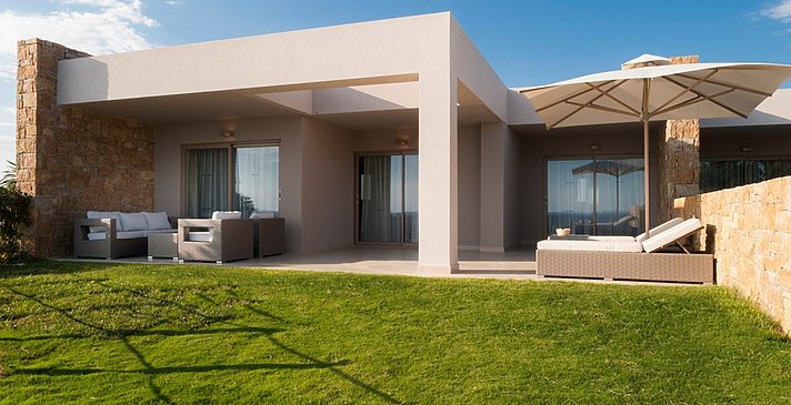 Deluxe Two Bedroom Bungalow Suite Private Garden - Ikos Olivia