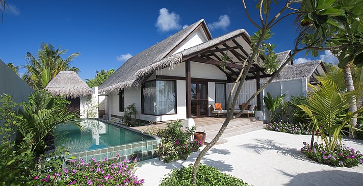 Earth Villa mit Pool - OZEN Life Maadhoo