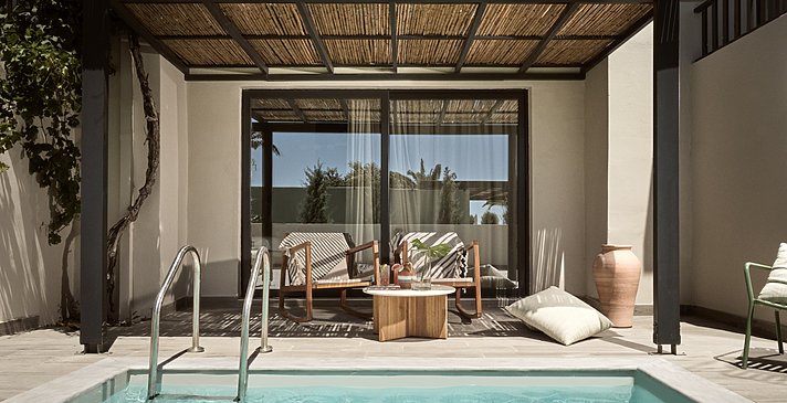 Evergreen Junior Suite with Pool - Numo Ierapetra Beach Resort Crete, Curio Collection by Hilton