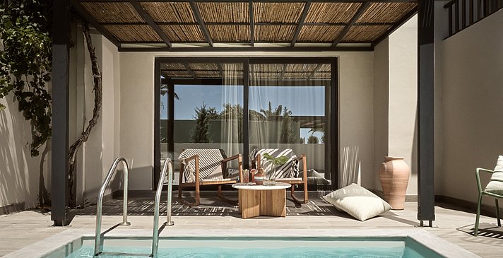 Evergreen 1BR Suite with Individual Pool - Numo Ierapetra Beach Resort