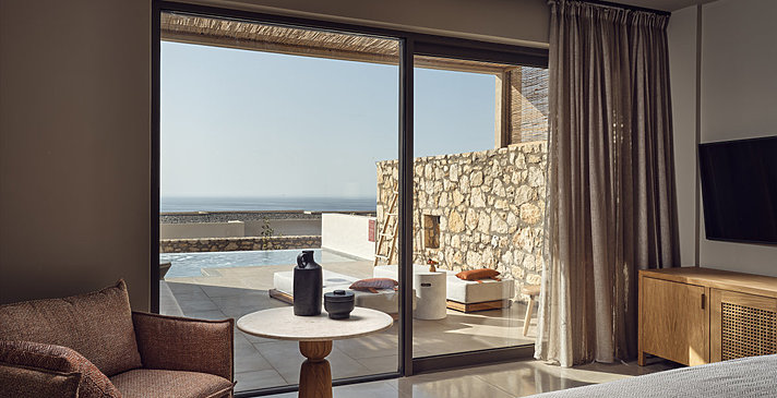 Grand Deluxe Room Sea View Private Pool - The Royal Senses, Curio Collection by HILTON