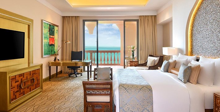 Grand Deluxe Suite Schlafzimmer - Marsa Malaz Kempinski, The Pearl