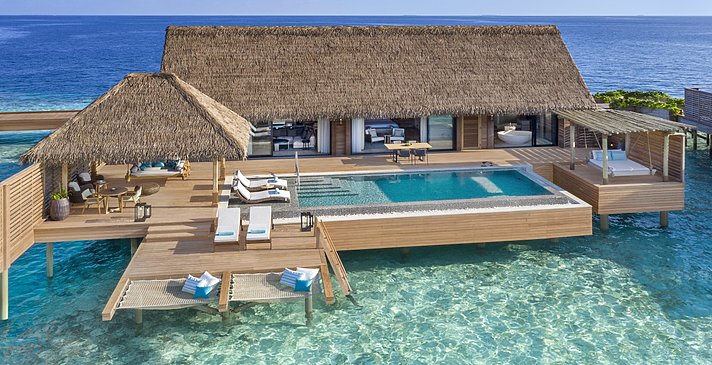 Grand Overwater Villa mit Pool - Waldorf Astoria Maldives Ithaafushi