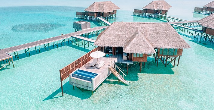 Grand Water Villa mit Pool - Conrad Maldives Rangali Island