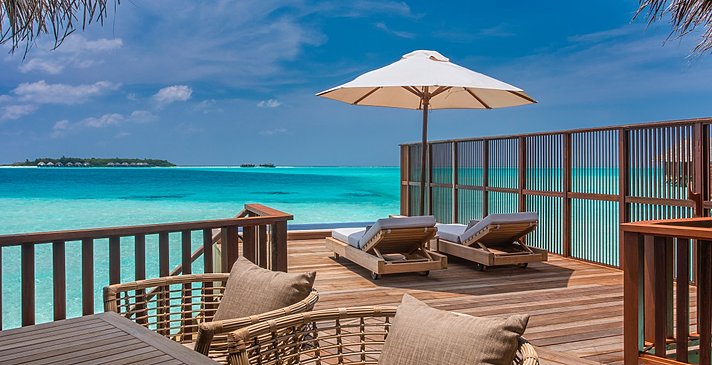 Grand Water Villa mit Pool - Conrad Maldives Rangali Island