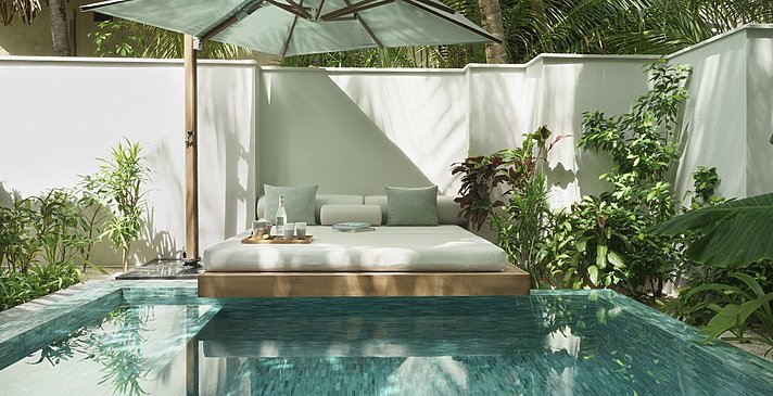 Deluxe Beach Bungalow mit Pool - Huvafen Fushi