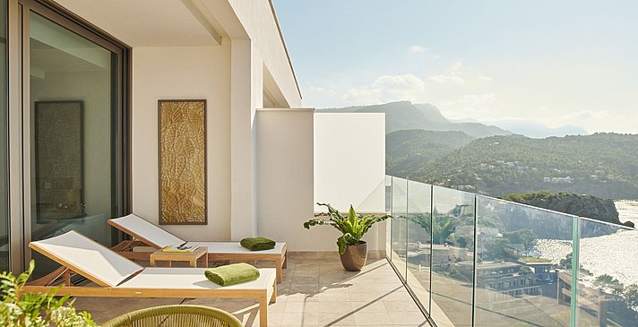 Junior Suite Mediterranean Sea View Grand Terrace - Jumeirah Port Soller Hotel & Spa