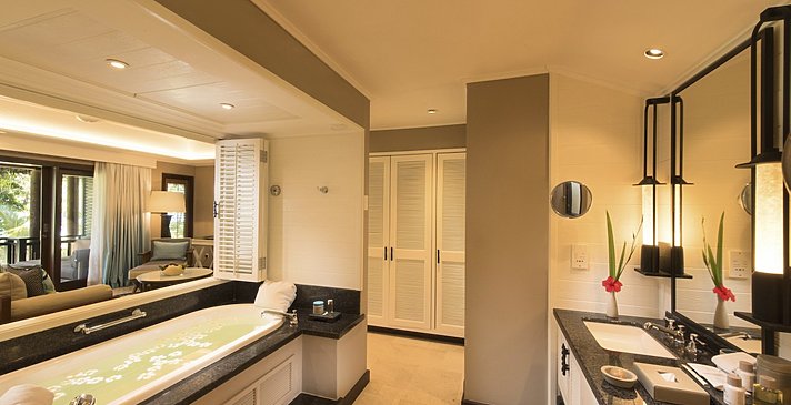 Junior Suite Badezimmer - Constance Lemuria Seychelles