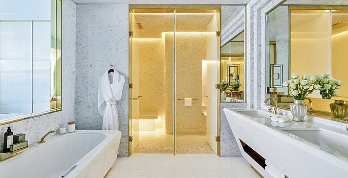 Badezimmer Junior Suite - Fairmont Doha
