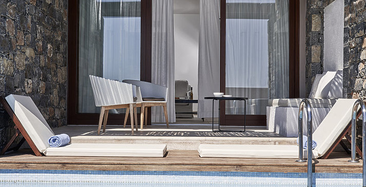 Junior Suite Private Heated Pool - Blue Palace, A Luxury Collection Resort & Spa