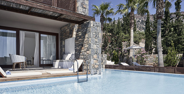 Junior Suite Private Heated Pool - Blue Palace, A Luxury Collection Resort & Spa
