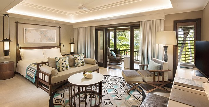 Junior Suite Schlafzimmer - Constance Lemuria Seychelles