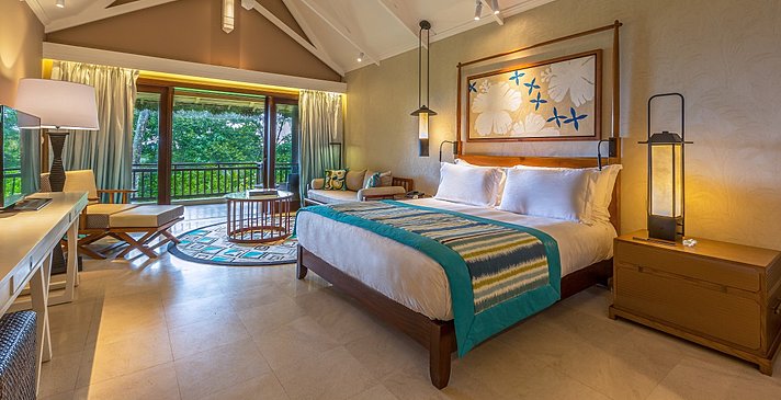 Junior Suite Schlafzimmer - Constance Lemuria Seychelles