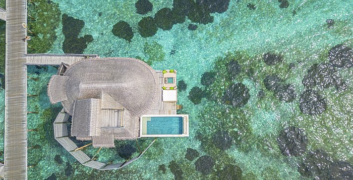 Laamu Water Villa mit Pool - Six Senses Laamu