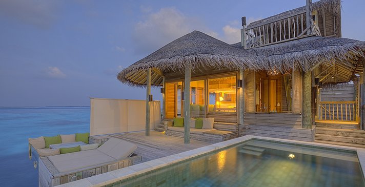 Laamu Water Villa mit Pool - Six Senses Laamu