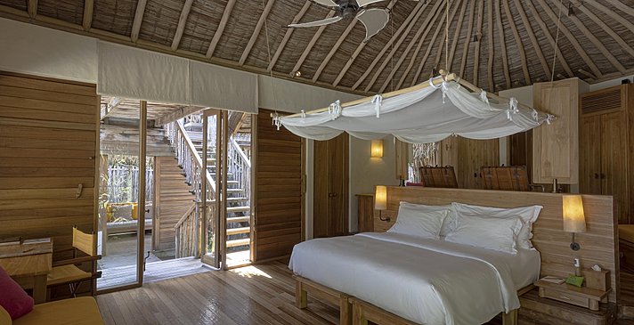 Lagoon Beach Villa mit Pool - Six Senses Laamu