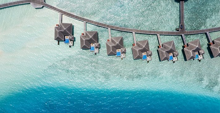 Lagoon Bungalow mit Pool - Huvafen Fushi