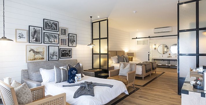 Luxury Room mit extra Schlafcoach - Shamwari Riverdene