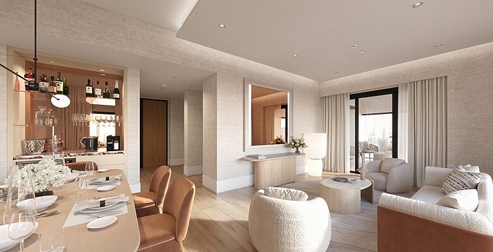 Midnight Dawn Suite with Sea View - Delano Dubai
