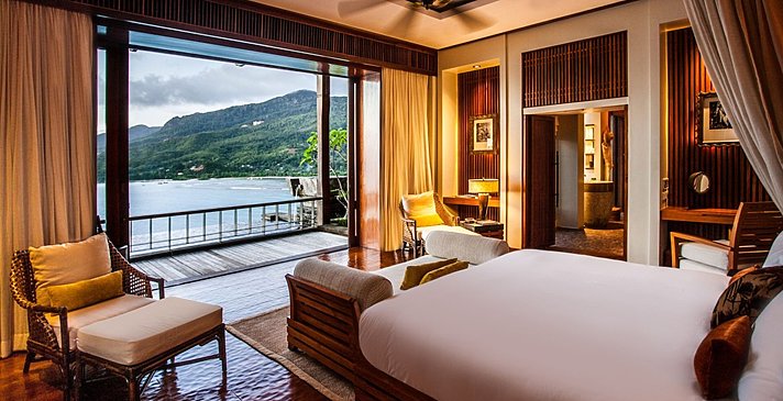 Ocean View Pool Villa Schlafzimmer - Anantara Maia Seychelles Villas