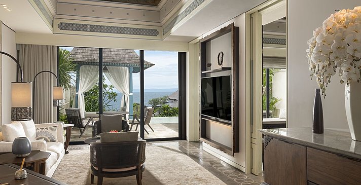 Ocean Villa Wohnzimmer - Jumeirah Bali