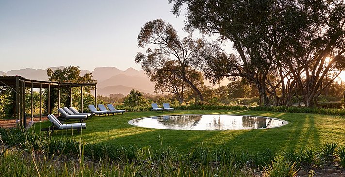 Pool - Orchards Cottage - Boschendal