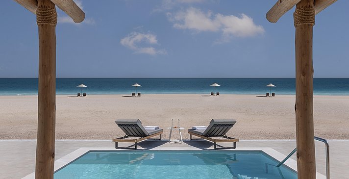 Plunge Pool der Beach Pool Villa