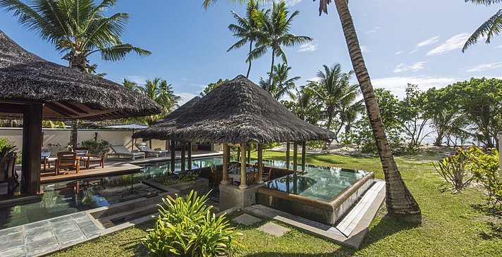 Pool Villa (1 oder 2 Bedroom) Außenbereich - Constance Lemuria Seychelles
