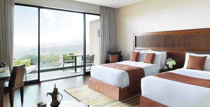Premier Canyon View Room (Twin bedded) - Anantara Al Jabal Al Akhdar Resort