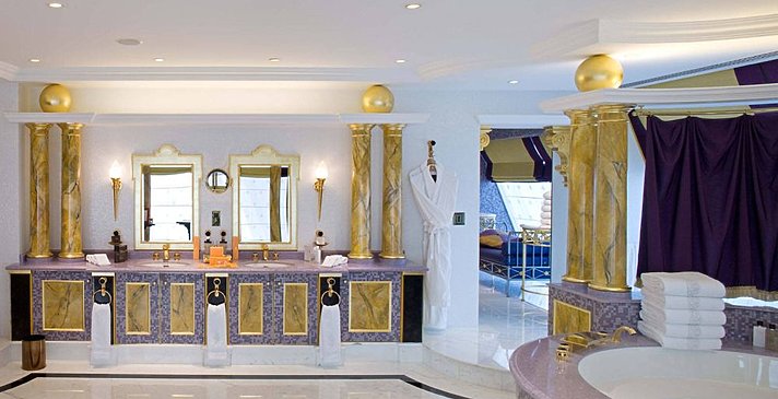 2-Bedroom Presidential Suite Badezimmer - Burj Al Arab Jumeirah