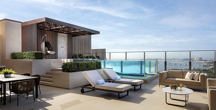 Dachterrasse Sky Pool Villa