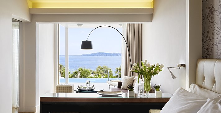 Suite 2 Bedroom Private Pool Sea View - MarBella Corfu