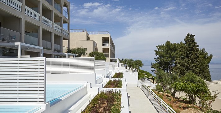 Suite 2 Bedroom Private Pool Sea View - MarBella Corfu