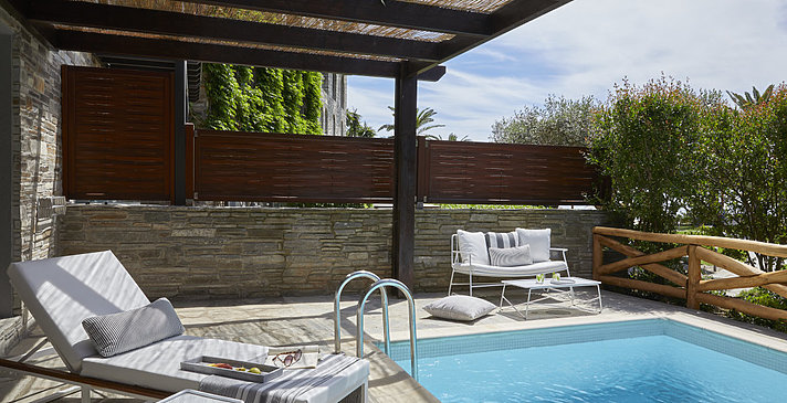 Suite mit privatem Pool - Eagles Palace