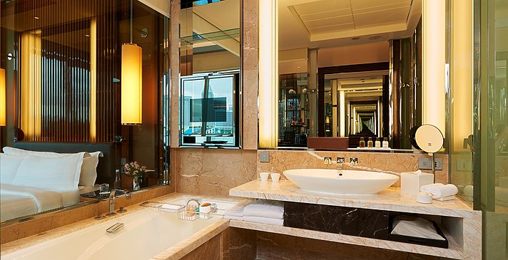 Badezimmer - The Fullerton Bay Hotel