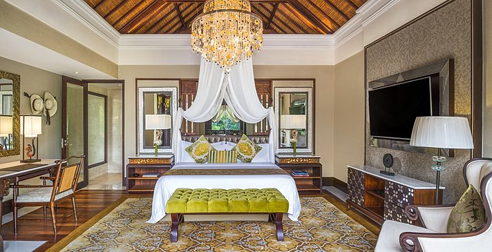 St. Regis Lagoon Villa Schlafzimmer - The St. Regis Bali Resort 