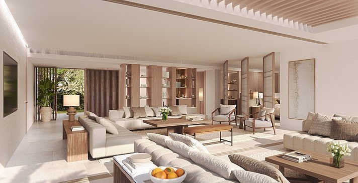 Three Bedroom Grand Residence Private Pool Garden View - Sani Asterias