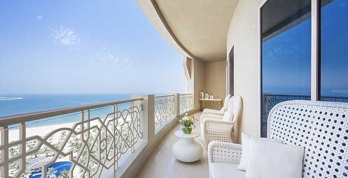 Balkon der Tower Suite Sea View Balcony