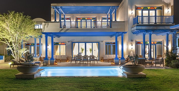 Two Bedroom Beach Villa mit Pool - Hilton Salwa Beach Resort