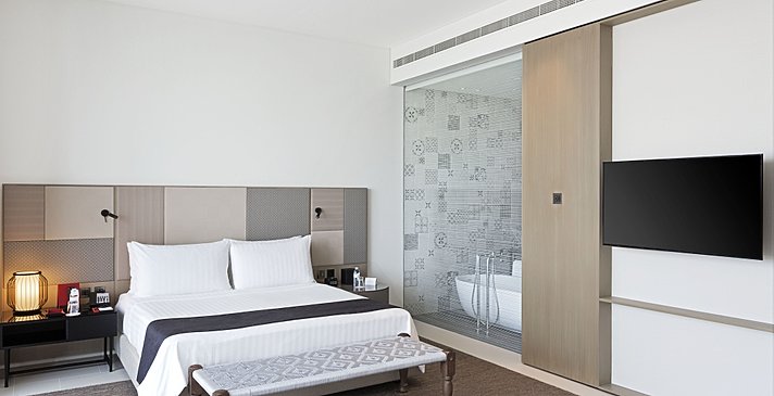 Wohnbeispiel Premier Room - The Oberoi Beach Resort Al Zorah