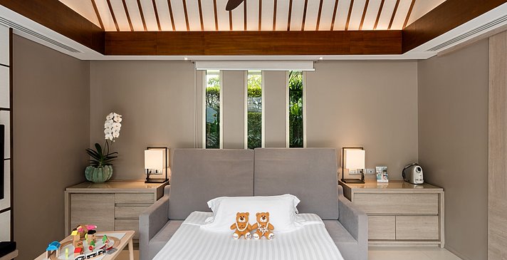 Wohnzimmer Extrabett Grand Reserve Pool Villa - Santiburi Koh Samui