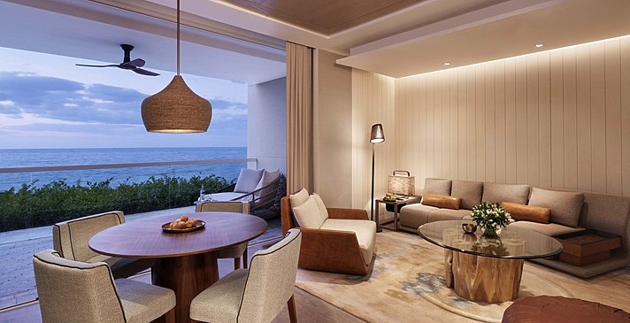 Wohnzimmer Seafront Villa Suite