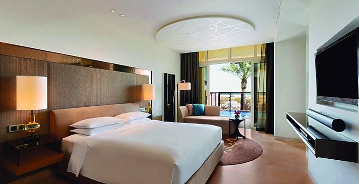 (2-BR) Beach View Suite Schlafzimmer - Park Hyatt Abu Dhabi Hotel and Villas
