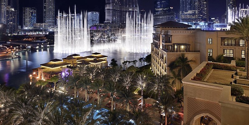 Dubai Fountain am Palace Downtown