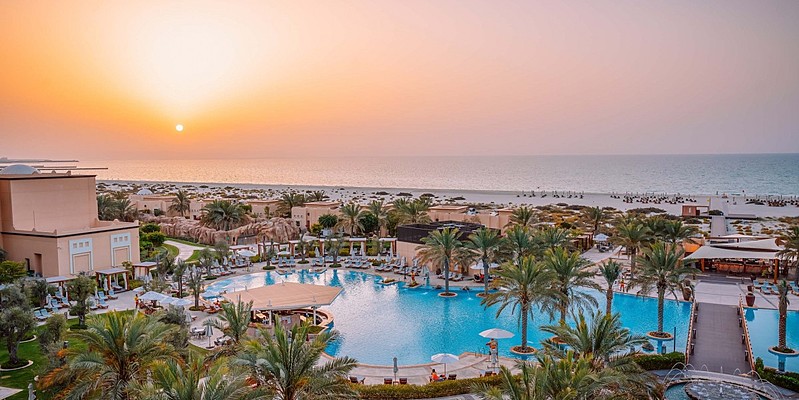 Sonnenuntergang im Saadiyat Rotana