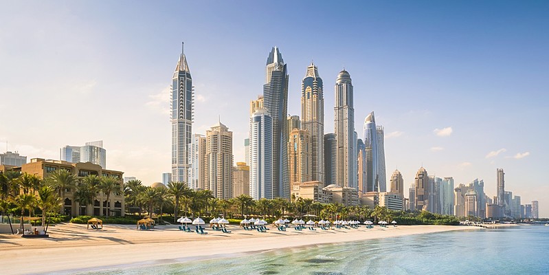 Strand des One&Only - The Palace