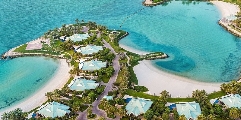 Villen aus der Vogelperspektive - The Ritz-Carlton, Bahrain Villas