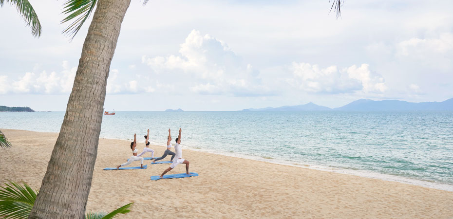 Koh Samui Reisetipps - Urlaub, Hotel, Luxusurlaub - Santiburi Strand Yoga